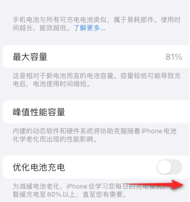 企石镇苹果15维修分享iPhone15充电到80%就充不进电了怎么办 