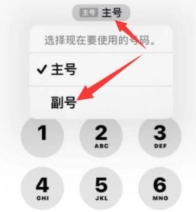 企石镇苹果14维修店分享iPhone 14 Pro Max使用副卡打电话的方法 