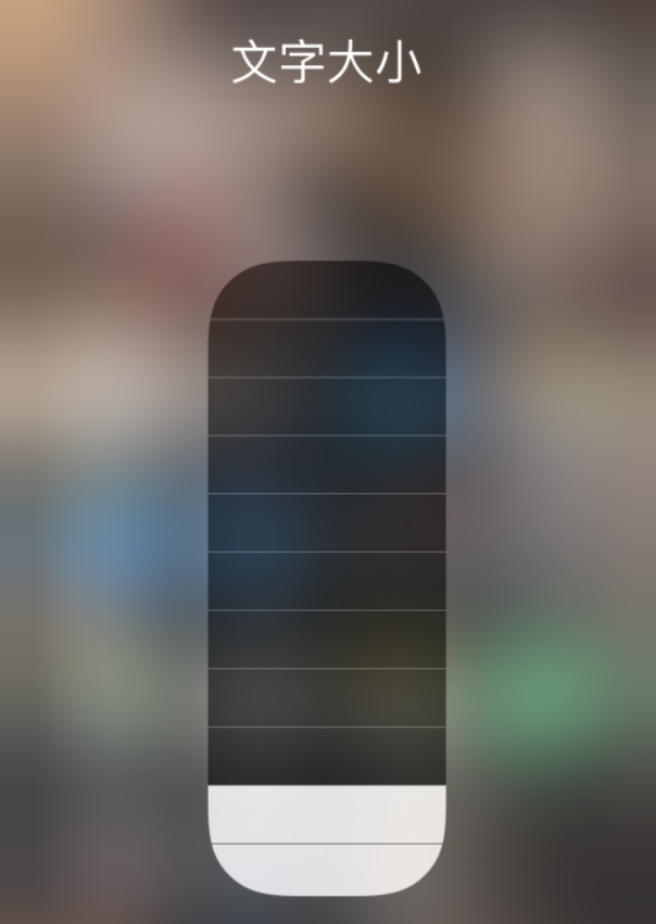 企石镇苹果手机维修分享小技巧：在 iPhone 控制中心快速调节字体大小 